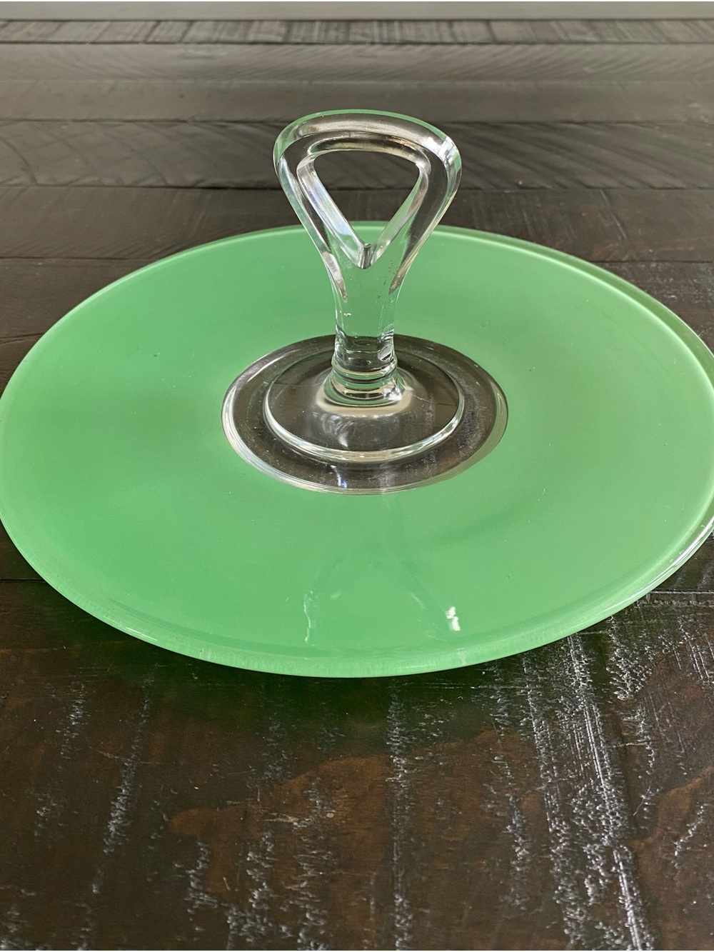 Northwood Jadeite Tidbit Tray